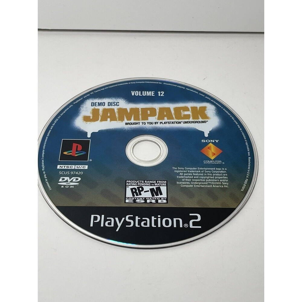 Jampack Demo Disc Vol 12 Sony PlayStation 2, PS2